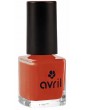 Vernis à ongles Rouge Brique No 863 7ml Avril Cosmétique rouge élégant Abcbeauté maquillage bio