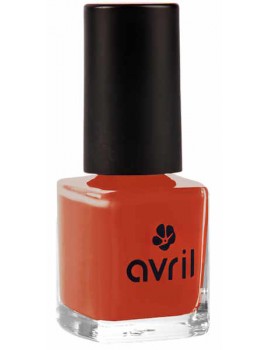 Vernis à ongles Rouge Brique No 863 7ml Avril Cosmétique rouge élégant Abcbeauté maquillage bio