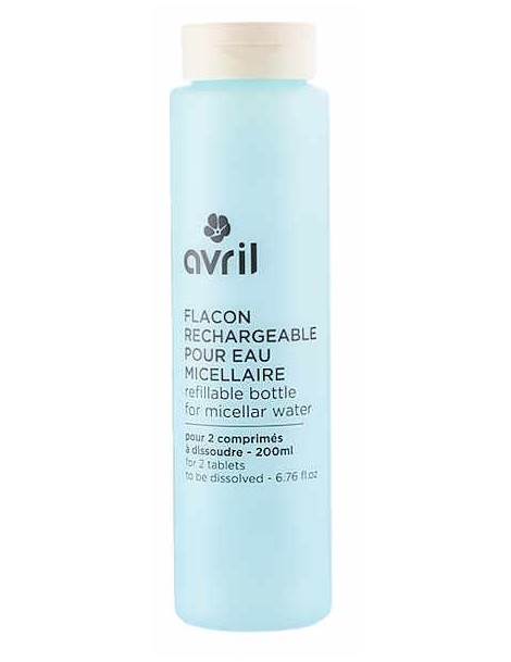 Flacon rechargeable pour eau micellaire - Vide Avril Cosmétique flacon vide rechargeable eau micellaire Abcbeauté