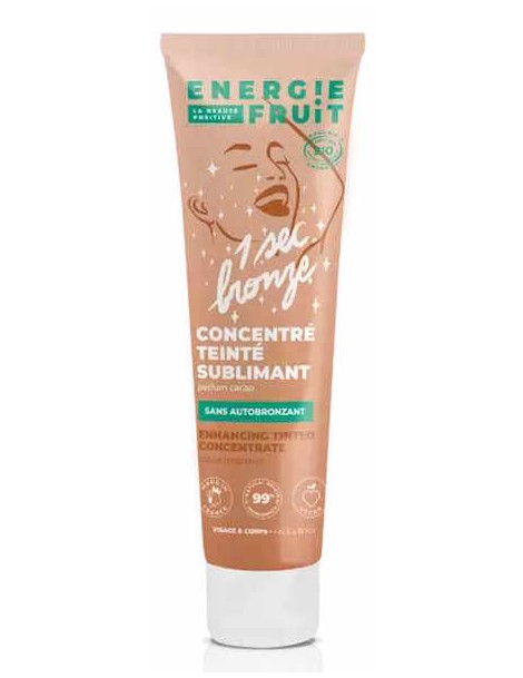 Concentré teinté sublimant visage et corps parfum cacao 100ml Energie Fruit crème teintée sublimante Abcbeauté