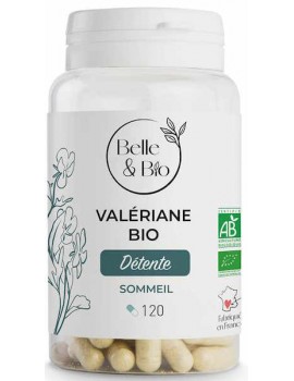Valériane bio 120 gélules Belle et Bio sommeil et relaxation Abcbeauté Herboristerie