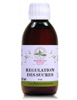 Phyto concentré Régulation des Sucres 200 ml Herboristerie de Paris glycémie et taux de sucres Abcbeauté