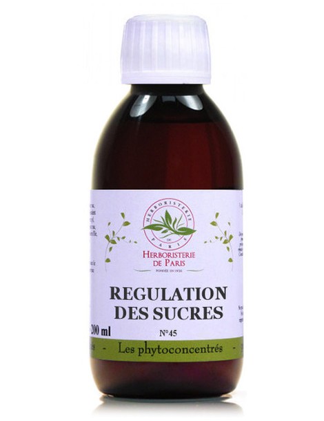 Phyto concentré Régulation des Sucres 200 ml Herboristerie de Paris glycémie et taux de sucres Abcbeauté