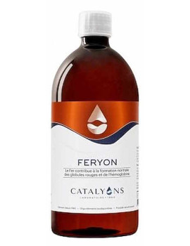 Feryon Oligo élements 1000 ml Catalyons fer cuivre molybdène anti-fatique transport d'oxygène Abcbeauté