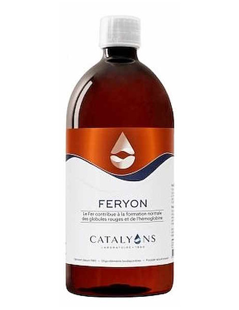 Feryon Oligo élements 1000 ml Catalyons fer cuivre molybdène anti-fatique transport d'oxygène Abcbeauté