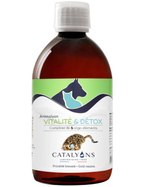 Animalyon Vitalité et Détox 500ml Catalyons Oligo éléments magnésium potassium Abcbeauté