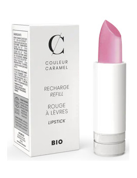 Recharge Rouge à lèvres nacré n°206 framboise 3.5g Couleur Caramel appétissant et original Abcbeauté maquillage minéral