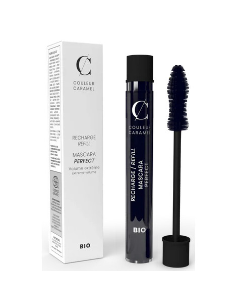 Recharge Mascara Perfect n°43 Bleu incandescent Couleur Caramel maquillage minéral Abcbeauté