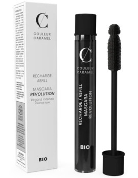 Recharge Mascara Révolution n°91 Extra noir Couleur Caramel effet volume et allongeant Abcbeauté maquillage