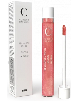 Recharge Gloss n°808 Corail nacré 6ml Couleur Caramel pep's effet gloss et brillance maquillage Abcbeauté