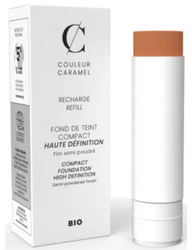 Recharge Fond de teint compact No 14 beige halé - Couleur Caramel peaux déjà hâlées affinement du teint Abcbeauté