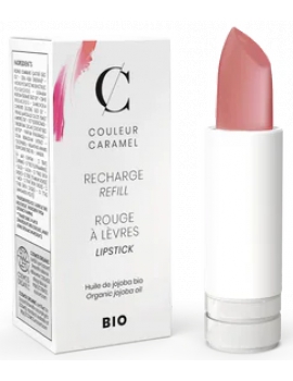 Recharge Rouge à lèvres Brillant No 257 Rose ancien 3.5gr Couleur Caramel abcbeauté maquillage bio minéral