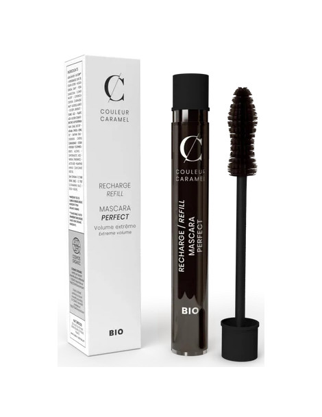 Recharge Mascara Perfect No 42 brun velours volumateur 6 ml Couleur Caramel volume et hydratation Abcbeauté maquillage bio