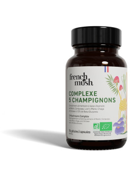 Complexe 5 Champignons 56 gélules French Mush