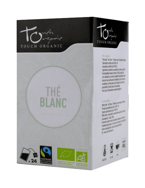 Thé blanc BIO 24 sachets 48g Touch Organic