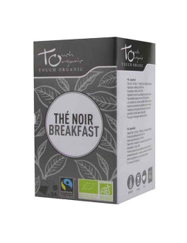Thé noir breakfast BIO 24 sachets 48g Touch Organic