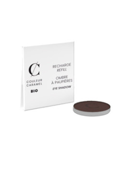 Recharge Ombre à paupières No 081 brun intense 1.7g Couleur Caramel maquillage des yeux marron Abcbeauté Maquillage