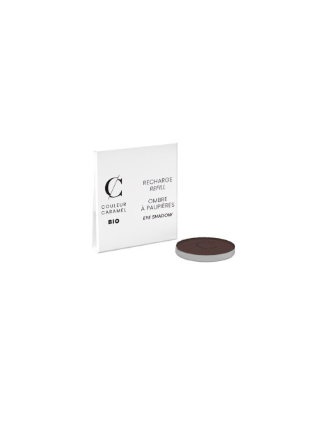 Recharge Ombre à paupières No 081 brun intense 1.7g Couleur Caramel maquillage des yeux marron Abcbeauté Maquillage