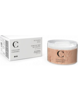 Recharge Fond de teint Bio Mineral No 23 Beige abricot 12 gr - Couleur Caramel maquillage poudré et sublime Abcbeauté maquillage