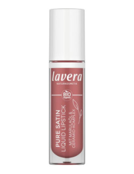 Rouge à lèvres crème éclat 02 Nude petal Lavera Lavera maquillage minéral abcbeauté