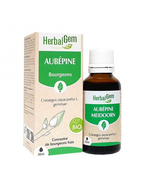 Aubepine bio 30ml Herbalgem pression artérielle Abcbeauté