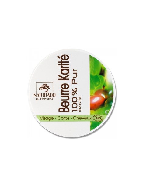 Beurre de Karité 150 ml Naturado - soin bio pour le corps et les cheveux