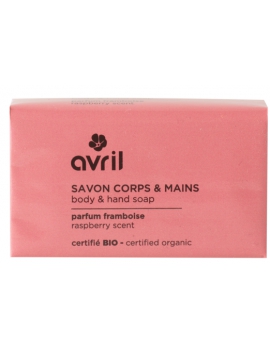 Savon de Provence Corps et Mains Framboise 100 gr Avril beauté savon surgras Abcbeauté