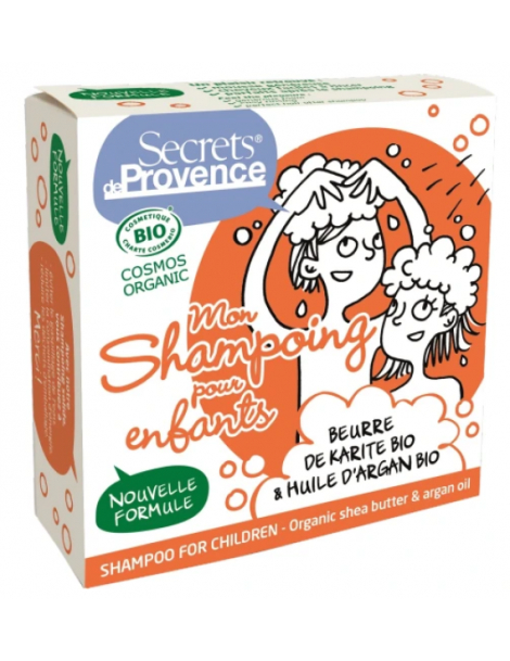 Mon shampoing solide pour enfants 85 gr Secrets de Provence huile essentielle de lavande Abcbeauté