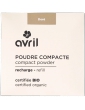 Poudre compacte Dorée certifiée Bio Avril Beauté maquillage bio du teint Abcbeauté