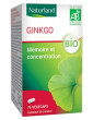 Ginkgo Biloba bio 75 Gélules Végécaps Naturland mémoire et concentration Abcbeauté