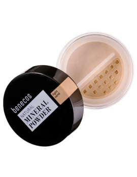 Poudre libre minérale sable clair 10 gr Benecos maquillage bio Abcbeauté