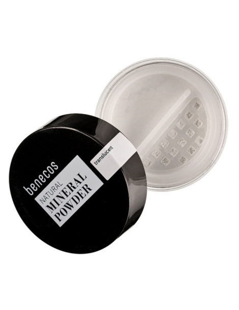 Poudre libre minérale Translucide 6g Benecos peaux mixtes et grasses maquillage bio Abcbeauté