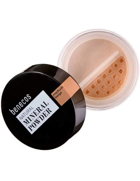 Poudre libre minérale poussière d'étoiles medium beige 10gr Benecos maquillage bio Abcbeauté