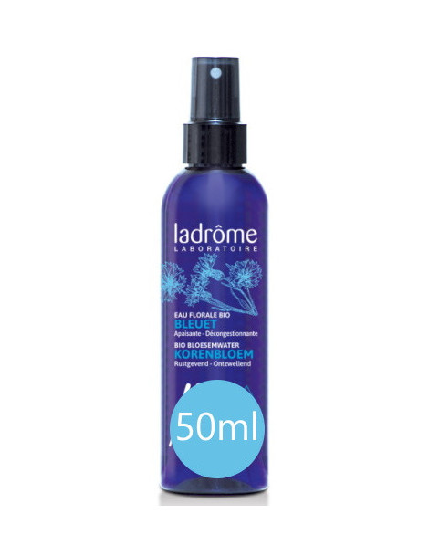 Eau florale Bleuet bio 50 ml Miniature Ladrôme format nomade Abcbeauté
