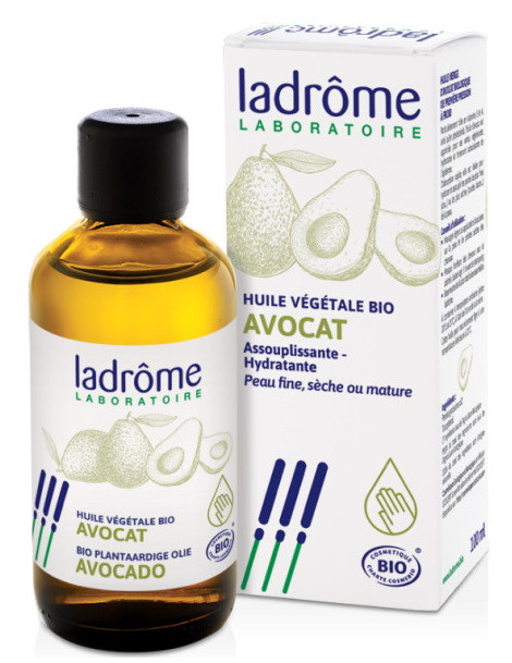 Huile végétale d'Avocat bio 100 ml Ladrôme hydratation et nutrition Abcbeauté