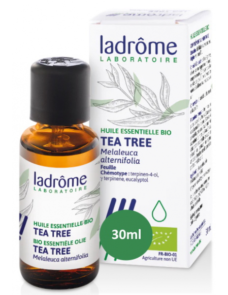 Huile essentielle bio Tea Tree 30 ml Ladrôme défenses naturelles Abcbeauté
