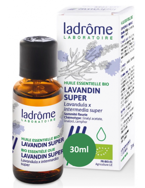Huile essentielle bio Lavandin x super 30 ml Ladrôme Abcbeauté