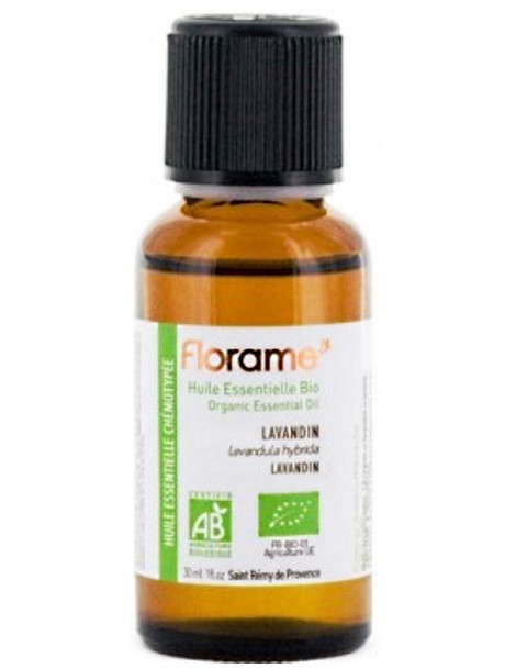 Huile essentielle bio Lavandin 30ml Florame lavande hybride grand modèle éco Abcbeauté