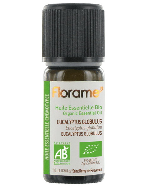 Huile essentielle bio Eucalyptus globulus 10 ml Florame voies respiratoires Abcbeauté