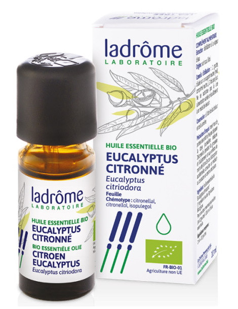 Huile essentielle bio Eucalyptus citronné 10 ml Ladrôme Eucalyptus citriodora Abcbeauté