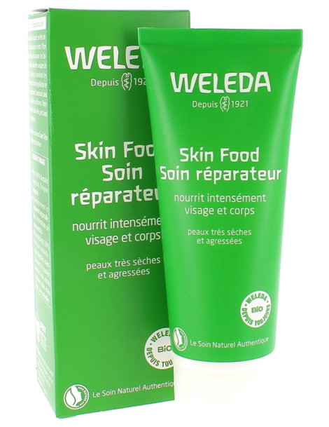Skin food Soin réparateur peaux très sèches agressées 75ml Weleda hydratation intense Abcbeauté