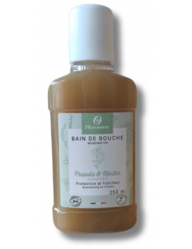 Bain de bouche Propolis et Xylitol goût Menthe 250 ml Aprolis hygiène bouche et dents gingivites Abcbeauté