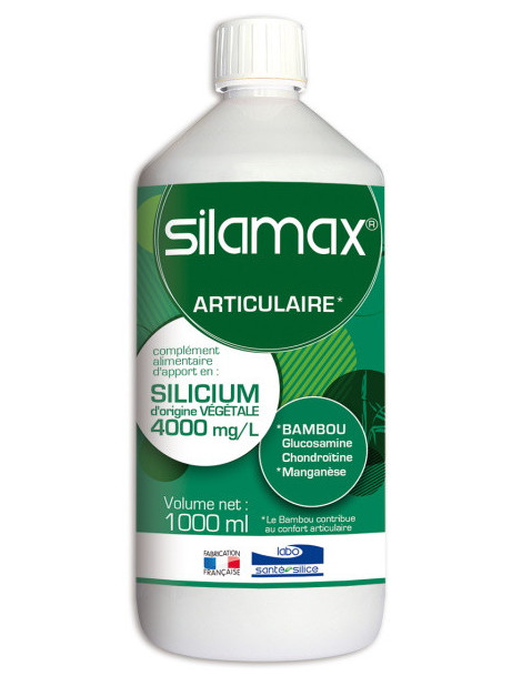 Silamax Flacon de 1 Litre Labo santé silice Dr Saubens oligo-élément silicium organique Abcbeauté