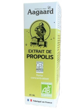 Extrait de Propolis 15ml Aagaard flacon défenses naturelles abcbeauté