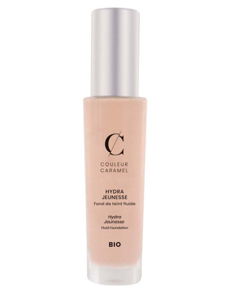 Fond de teint fluide Hydra Jeunesse No 21 Porcelaine 30ml Couleur Caramel anti-âge Abcbeauté