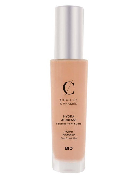 Fond de teint fluide Hydra Jeunesse No 23 Beige peau Couleur Caramel hâle naturel Abcbeauté