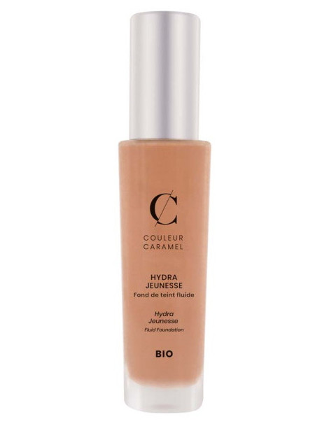 Fond de teint fluide Hydra Jeunesse No 25 Blond cendré Couleur Caramel hâle naturel teint lumineux Abcbeauté