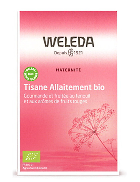 Tisane allaitement bio Fruits rouges 20 sachets Weleda lactation digestion difficile du nourrisson Abcbeauté