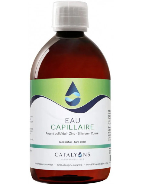 Eau Capillaire Recharge 500 ml Catalyons zinc silicium cuivre Abcbeauté cosmétique