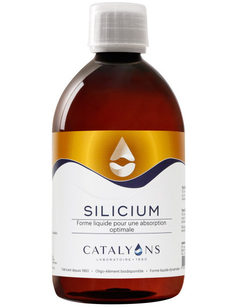 Oligo élément SILICIUM acide orthosilicique 500 ml Catalyons cartilage Abcbeauté